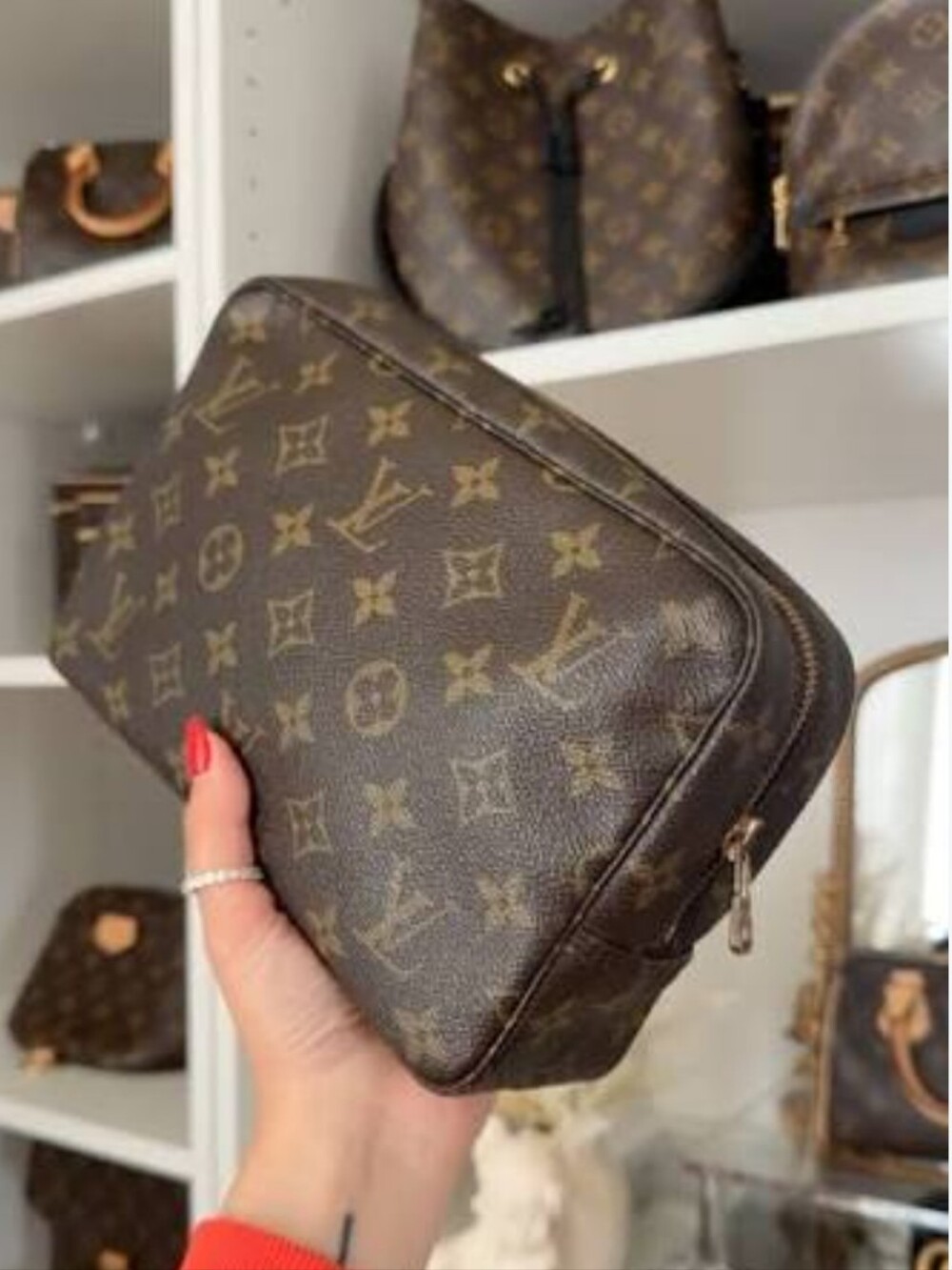 LOUIS VUITTON Monogram Canvas Toilette 23 Cosmetic Bag - Authentic